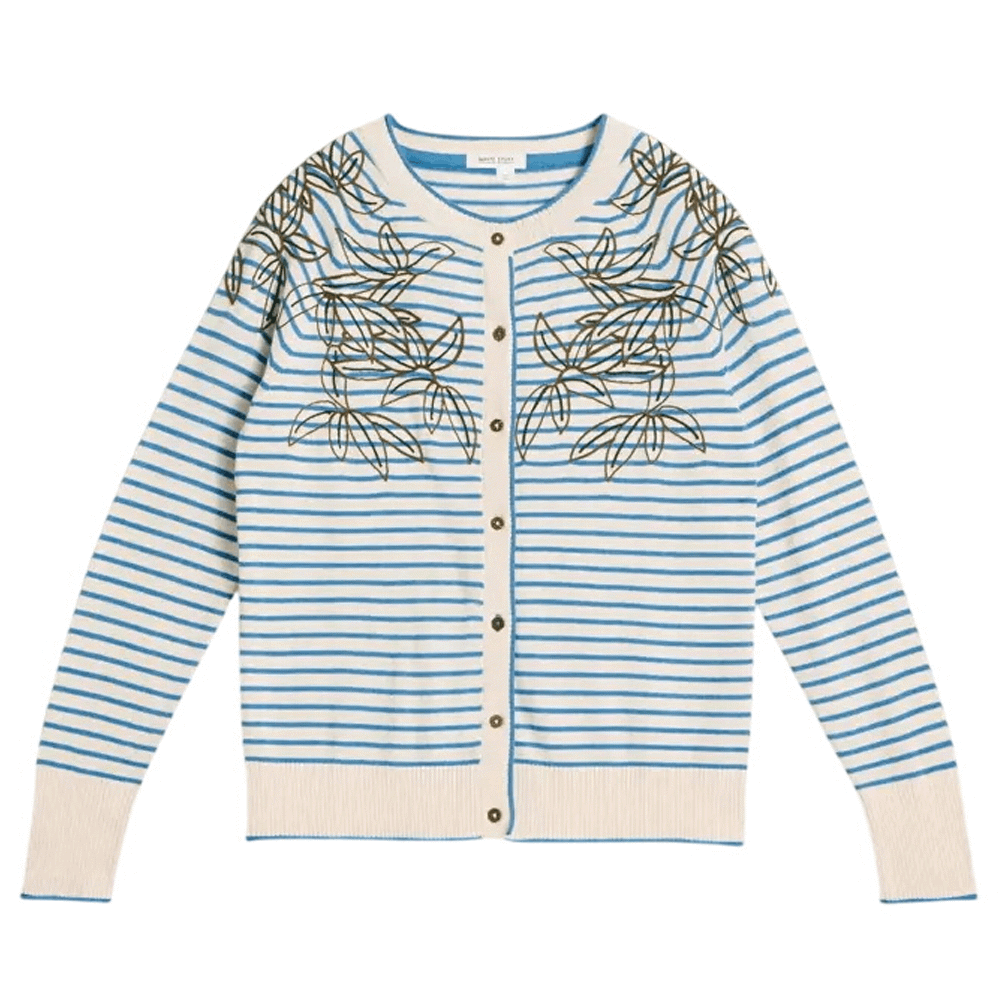 White Stuff Lulu Embroidered Cardigan